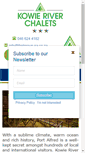 Mobile Screenshot of kowieriverchalets.co.za